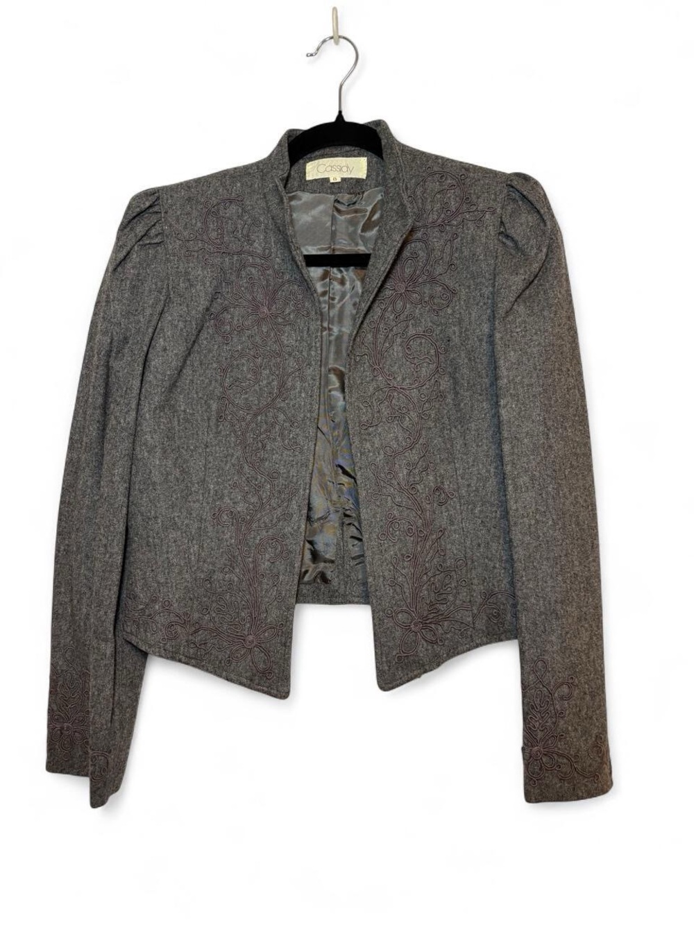 Vintage Gray Cassidy Wool Blazer